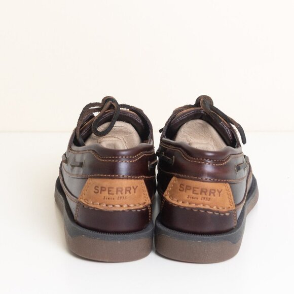 Sperry Top-Sider Mako 2 Eye Moc Amaretto Brown Boat Shoe Mens 10.5 - Picture 6 of 16